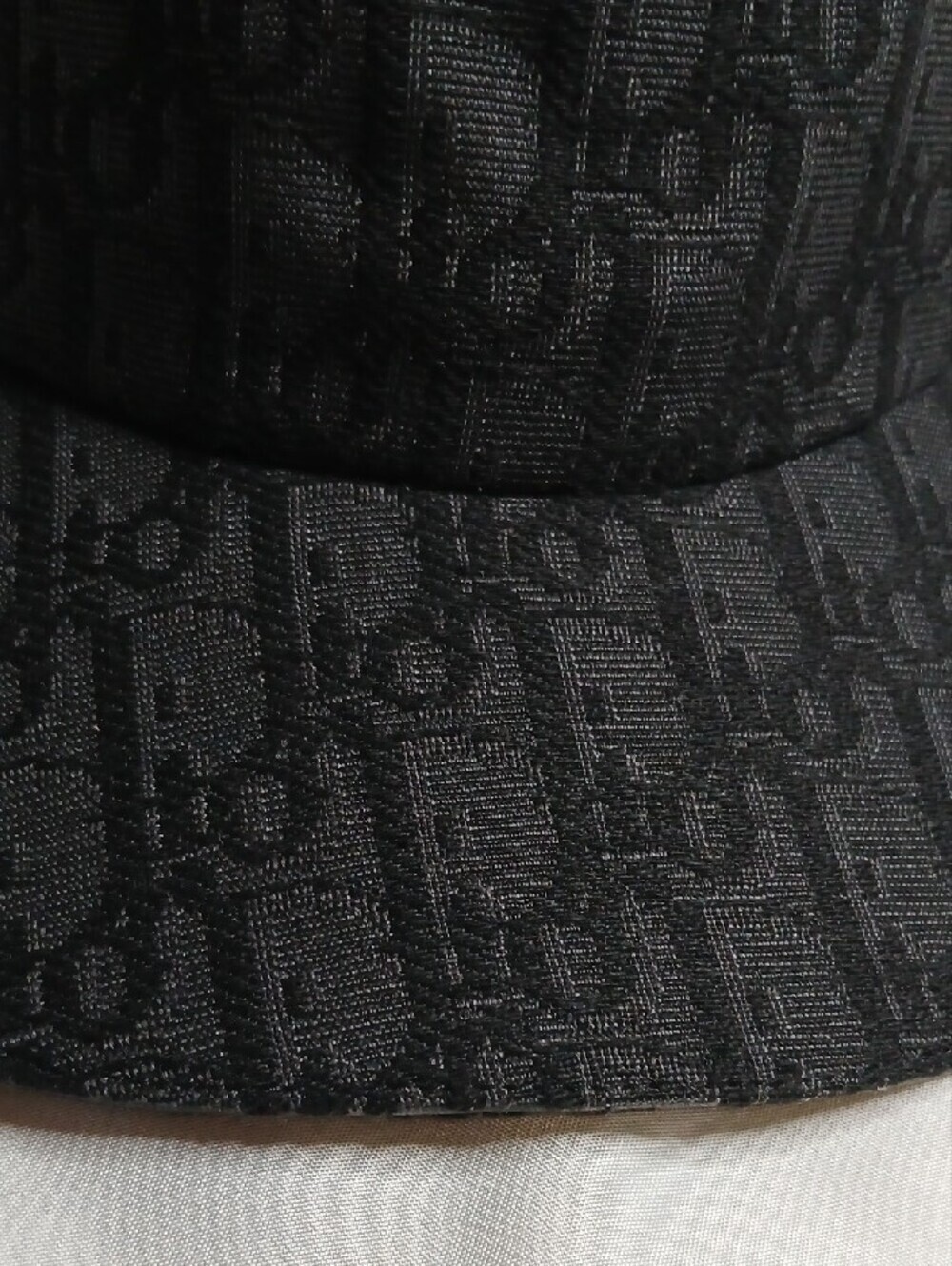 Dior Black Monogram Baseball Cap - Picture 2 of 5